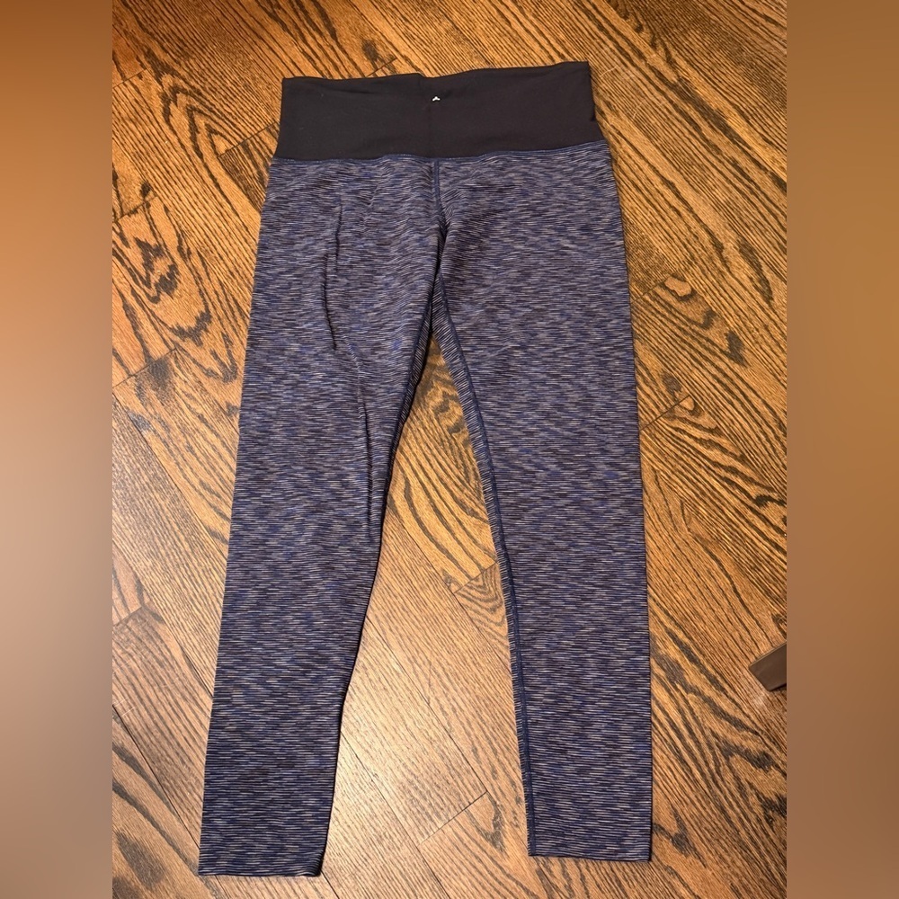Tuff Athletics Kids Heathered Blue Leggings